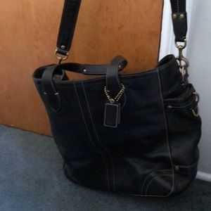 Authentic Coach woman’s work bag in black